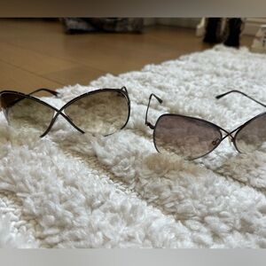 Tom Ford Women's Sunglasses 2pairs - Brown